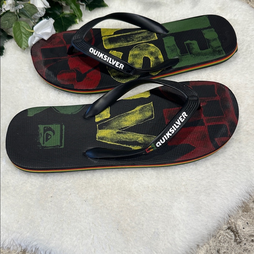 Quicksilver flip flops for men